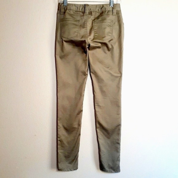 American Rag Cie Olive Curvy Skinny Jeans Size 1R - Picture 2 of 13